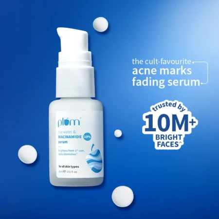 10% Niacinamide & Rice Water Brightening Face Serum For Clear & Bright Skin